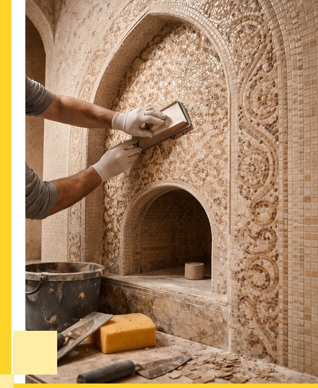 Мозаика для хамама в Санкте-Петербурге под ключ от 5314 р. | ЭриданСнк